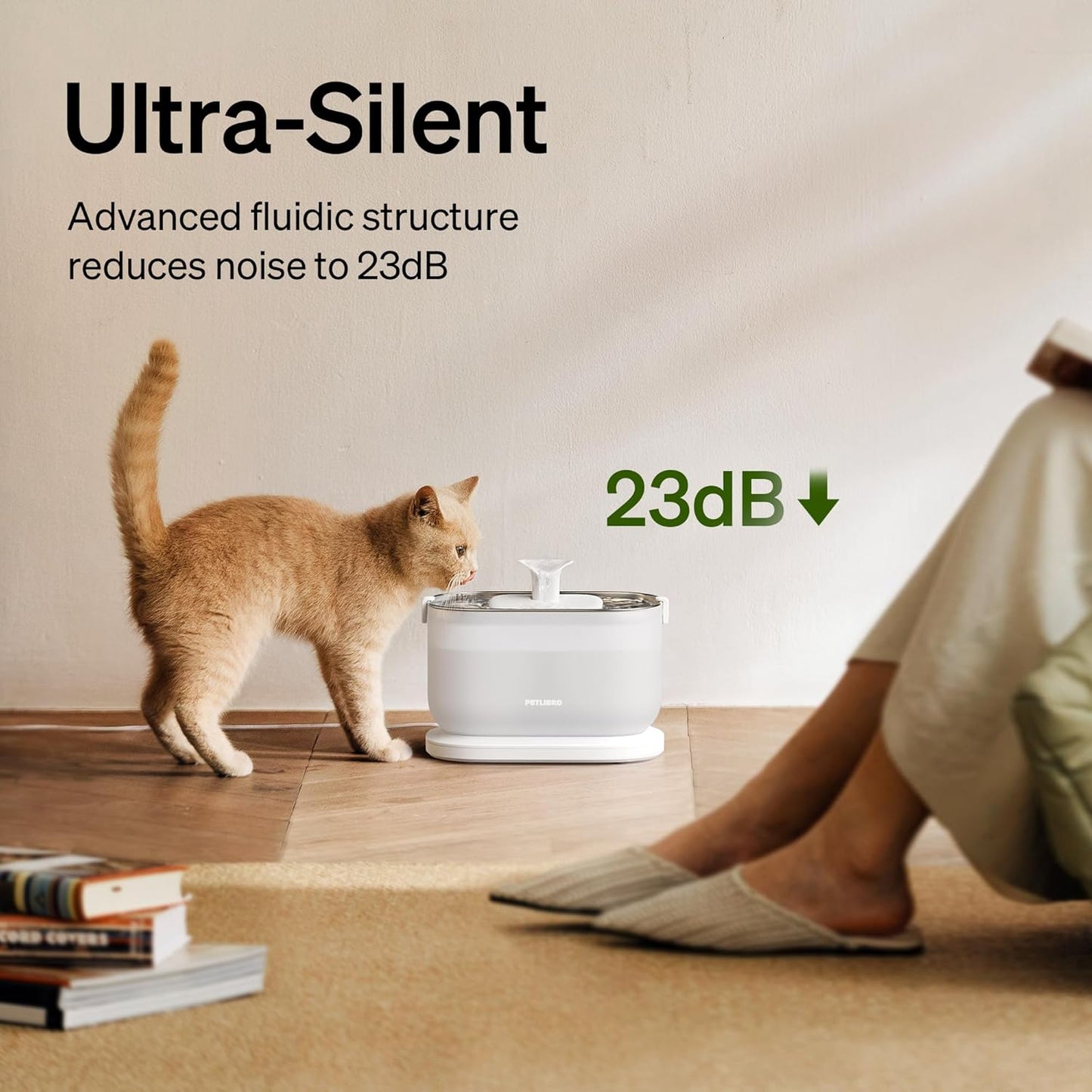 PETLIBRO Replacement Filters for Dockstream Cat Water Fountain PLWF005 PLWF115 PLWF105, 4 Months Set of Replacement Filters for Ultra Quiet Pet Water Fountain,White 8 Count (Pack of 1)