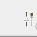 Pro Grade Paint Brush Set - 3-Pack - 2" Angle Brushes for All Latex and Oil Paints & Stains - Home Improvement - Interior & Exterior Use