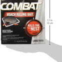 Combat Roach Killing Bait, Roach Bait Station For Large Roaches, Kills The Nest, Child-Resistant, 8 Count,Insects