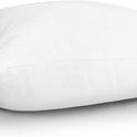 EDOW Throw Pillow Inserts, Set of 4 Lightweight Down Alternative Polyester Pillow, Couch Cushion, Sham Stuffer, Machine Washable. (White, 18x18)