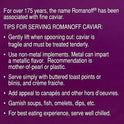 Romanoff Caviar Black Lumpfish, 2 oz, Whole