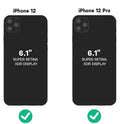 OtterBox iPhone 12 & iPhone 12 Pro Commuter Series Case - Black, Slim & Tough, Pocket-Friendly, with Port Protection