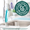 Scotch-Brite Odor Resist Soap Control Dishwand Brush, Non-Scratch Cleaning Brush with Scraper, Stands Upright, 1 Pack