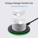 Yootech Wireless Charger,10W Max Wireless Charging Pad Compatible with iPhone 17/17 Pro/17 Pro Max/Air/16/15/14/13/SE 2022/12/11,Samsung Galaxy S25/S24/S23,for AirPods Pro 3(No AC Adapter)