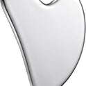 Nuanchu Stainless Steel Gua Sha Facial Tools Metal Guasha Tool for Face Body Jawline Shaper, Double Chin Reducer, Puffiness Reducing, Lymphatic Drainage Massager Skin Care Gift with Pouch