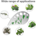 Herb Stripper, Jiaedge Green 9 holes Stainless Steel Kitchen Herbs Leaf Stripping Tool, Metal Herb Peeler for Kale, Collard Greens, Thyme, Basil, Rosemary Stripper