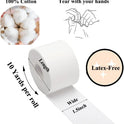 Athletic Tape,5 Pack White Sports Tape,Very Strong No Sticky Residue Wrist Ankle Tape for Gymnastics Boxing Lacrosse Climbing Hockey Bat