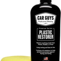 CAR GUYS Plastic Restorer | Bring Plastic, Rubber, and Vinyl Back to Life! | User Friendly Trim Restorer | Safe Auto Detailing Supplies | 8 Oz Kit with Foam Applicator