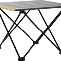 iClimb Ultralight Compact Camping Folding Table with Carry Bag (Black - S)