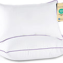 JOLLYVOGUE Pillows Queen Size Set of 2, Medium Supportive Bed Pillows with Super Soft Down Alternative Fill, Luxury Fluffy Hotel Quality for Side, Back, and Stomach Sleepers