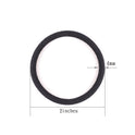 120 Pieces Black Hair Ties for Thick and Curly Hair Ponytail Holders Hair Elastic Band for Women or Men(4mm)