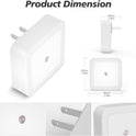 Sujeet Night Light, Night Lights Plug into Wall 8-Pack, Nightlight Plug in Night Light, Dusk to Dawn Night Lamp Led (Warm White)