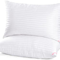 EIUE Hotel Collection Bed Pillows for Sleeping 2 Pack Queen Size，Pillows for Side and Back Sleepers,Super Soft Down Alternative Microfiber Filled Pillows,20 x 30 Inches
