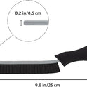 Hard Bristle Crevice Cleaning Brush - Cleaning Tools for Household Use, Multifunctional Gap Cleaning Supplies for Kitchen, Bathroom, Toilet, Window, Vehicle, Faucets, Grout, Home (Black)