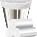 105 Count Small Trash Bags, 4 Gallon Garbage Can Liners - Unscented Wastebasket Trash Bags for Bathroom, Kitchen, Bedroom, Cleaning Supplies (15 Liter)