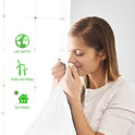 4 Gallon 330 Counts Strong Trash Bags Garbage Bags by Teivio, Bathroom Trash Can Bin Liners, Small Plastic Bags for home office kitchen (Clear)