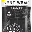 LITTLE TREES Car Air Freshener | Vent Wrap Provides Long Lasting Scent, Invisibly Fresh | Black Ice, 16 Air Fresheners