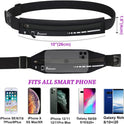 Slim Running Belt for Women Men,Runners Fanny Pack Phone Holder,Running Pouch Waist bag for Workout Jogging,Money Belt Running Gear Accessories