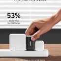 Anker USB C Charger(Nano II 65W), PPS 3-Port Fast Compact Foldable Wall Charger for MacBook Pro/Air, iPad Pro, Galaxy S20, Dell XPS 13, Note 20/10+, iPhone 16/16 Pro, Steam Deck, and More