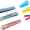 32 PCS Plastic Chip Clips for Food Packages, Curved Design Sealing Bag Clips for Food, Kitchen and Home, 2 Sizes(4.3inch x 20, 3.1inch x 12)