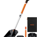 AstroAI Lightweight Snow Shovel for Driveway, Extendable Snow Shovel for car with Thickened Aluminum Handle and Blade, Portable and Multifunctional for Cars, Snowmobiles, Camping and Emergency
