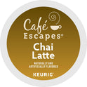 Café Escapes Chai Latte, Single-Serve K-Cup Pods, 60 Count