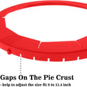 Adjustable Silicone Pie Crust Shields - Baking Protectors Cover Ring Fits 8-11.4 Inch Pies