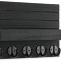 Wall Key Holder with Shelf, Hooks for Bags & Coats, Paulownia Wood, 9.8 x 6.7 x 4.2