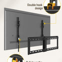Mounting Dream TV Wall Mount for Most 37-75 Inch TVs, Universal Tilt TV Mount Fit 16", 18", 24" Stud with Loading Capacity 132lbs, Max Vesa 600 x 400mm, Low Profile Flat Wall Mount TV Bracket