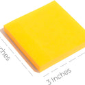 Sticky Notes 3x3 Inch, 6 Bright Color Sticky Pads, 100 Sheets Each, Super Sticky Notes with Strong Adhesive Office Supplies for Desk, School & Daily Planning