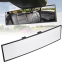 JOYTUTUS Rear View Mirror, Universal 11.81 Inch Panoramic Convex Interior Clip-on Wide Angle Mirror to Reduce Blind Spot Effectively for Car SUV Trucks -Clear