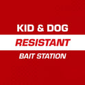 Tomcat Mouse Killer, Child and Dog Resistant Refillable Station — Weather-Resistant Indoor/Outdoor Bait Station with Clear Monitoring Lid, 1 Station and 16 Bait Blocks