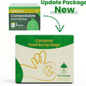 3 Gallon Compostable Trash Bags, 100 Bags Compost Bags for Countertop Bin, BPI Certified and Meet The ASTM D6400 Standard