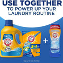 ARM & HAMMER Plus OxiClean Stain Fighters Liquid Laundry Detergent, Fresh Scent, 166.5 fl oz, 128 Loads