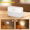 8 Pack Motion Sensor Stair Light for Indoor, Battery Operated Closet Lights, Wireless Stick on Anywhere Hallway Lamp, Portable Led Night Lamps for Bedroom Under Cabinet Kitchen