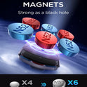 LISEN 2 Pack Magnetic Phone Holder for Your Car Magnet for Phone Car Mount Vent 6 Military Magnets Vent Cell Phone Holder Mount for Car Plate Fit All iPhone 17/16/15/14/13 Pro Max Plus Samsung S25
