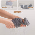 Hicober Microfiber Hair Towels, 3-Pack Drying Wraps for Curly Hair