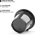 Reusable K Cups for Keurig K Elite, K Classic, K Compact, K Latte, K Duo and All 2.0 & 1.0 Coffee Makers, 2 Pack K Cup Coffee Filters - Black