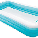 INTEX 58484EP Swim Center Inflatable Family Pool: 277 Gallon Capacity – 120" x 72" x 22" – Blue