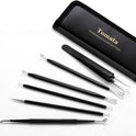 Blackhead Remover Pimple Popper Tool Kit - (6 Piece Kit) - Professional Stainless Pimples Comedone Extractor Removal Tool