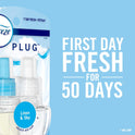 Febreze Plug In Air Freshener, Odor-Fighting Scented Oil Refill, Gain Moonlight Breeze, 3 Refills