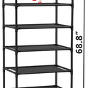 FIDUCIAL HOME 10 Tiers Shoe Rack 20-25 Pairs Sturdy Shoe Shelf