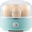 Elite Gourmet EGC115M Easy Egg Cooker Electric 7-Egg Capacity, Soft, Medium, Hard-Boiled Egg Cooker with Auto Shut-Off, Measuring Cup Included, BPA Free, Retro Mint