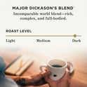 Peet's Coffee, Dark Roast Keurig K-Cup Pods - Major Dickason's Blend 75 Count (1 Box of 75 Pods)
