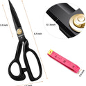 Fabric Scissors Professional, 8" Heavy Duty Sewing Scissor for Fabric Cutting, Tailor Sharp Sewing Shears for Cutting Leather craft Home Office Students Artists Dressmakers