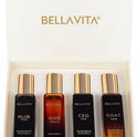 BellaVita Luxury Perfume Gift Set for Men (4 x 20ml) – Perfect Father’s Day Gifts for Dad & Husband | Includes KLUB, OUD, CEO & GOAT | Premium Masculine Woody, Citrusy & Aromatic Fragrances