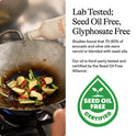 Algae Cooking Club Chef-Grade 100% Algae Cooking Oil - Avocado Oil Alternative - 535°F High Smoke Point - Omega-9 Rich, Neutral Buttery Flavor - Seed Oil-Free - For Searing, Baking, Frying (16 fl oz)
