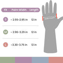 Rubber Cleaning Gloves for Dishwashing, 4 Pairs Reusable Kitchen Gloves for Washing Dishes and Household Cleaning, Colorful Dish Gloves with Flocked Lining and Non-Slip Grip, Pefect for Woman Men - M