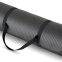 1/2 Inch Extra Thick Exercise Yoga Mat with Carrying Strap, Cushioned Support, for Fitness and Gym Workouts