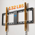 Mounting Dream TV Mount Fixed for Most 42-84 Inch Flat Screen TVs, TV Wall Mount Bracket up to VESA 600 x 400mm and 132 lbs - Fits 16"/18"/24" Studs - Low Profile and Space Saving MD2163-K